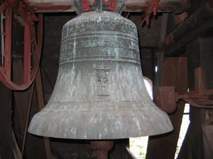 Die “kleine “ Glocke der Kirche in Bornum am Elm -